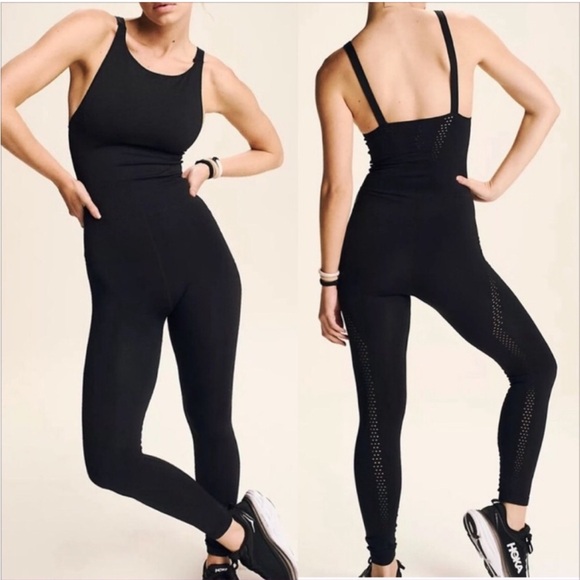 FP Movement by Free People Pants - FP Movement Good Karma High Neck Onesie in Black NWOT